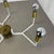 Large Brass Italian Cubic Sputnik Ceiling Light Flush Mount in the manner of Stilnovo, Gio Ponti, Italy, 1960s For Sale - Image 14 of 18