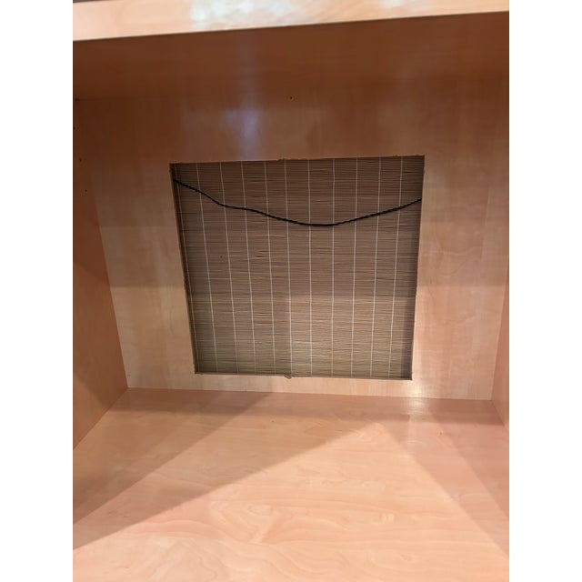 Late 20th Century Italian - Entertainment Console· Italian Modern Wall Unit · Illuminated Media Storage For Sale - Image 9 of 10