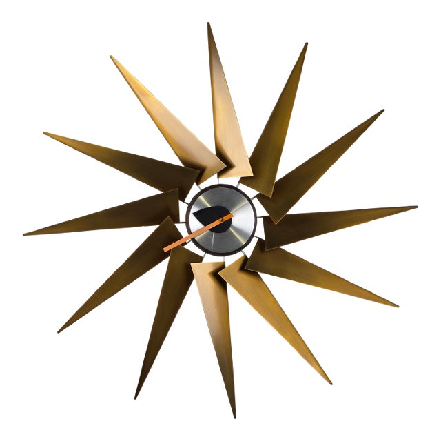 George Nelson Turbine Clock for Vitra For Sale