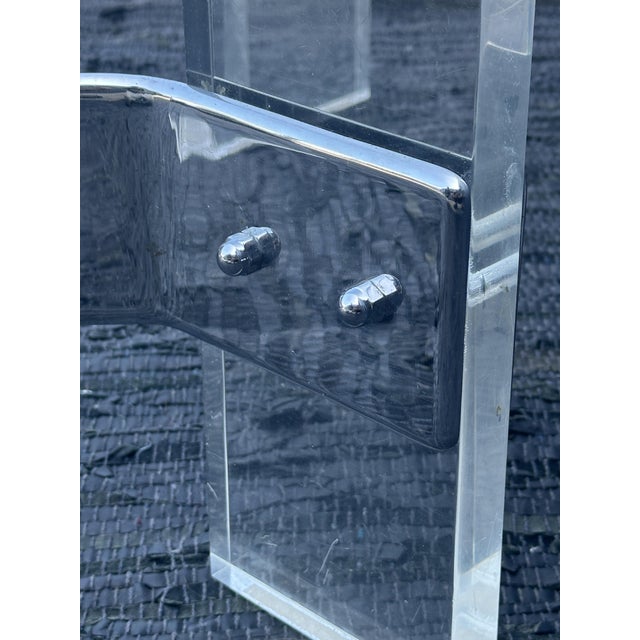 Vintage Table in Glass, 1970 For Sale - Image 3 of 14
