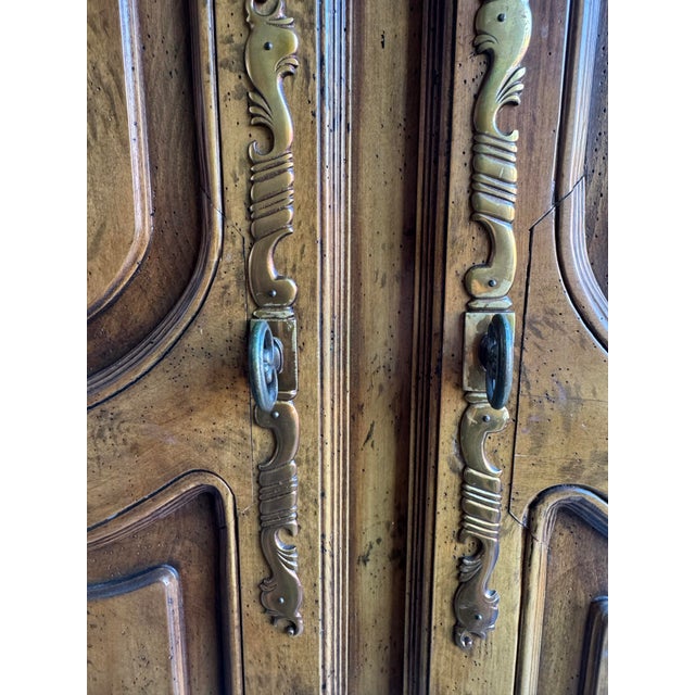 Wood Henredon Late 20th Century French Media Armoire For Sale - Image 7 of 10