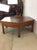 Brown Mid Century Modern Solid Teak Tea Table With Four Stools For Sale - Image 8 of 12
