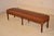 19th Century English Oak Upholstered Leather Bench For Sale In Greensboro - Image 6 of 9