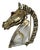 1940s Trifari Horse Head "Jelly Belly" Brooch, by Alfred Philippe For Sale