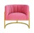 Trendsetting colors and metal detailing make the Magnolia chair the new must-have. Fabulously chic from any angle, the...
