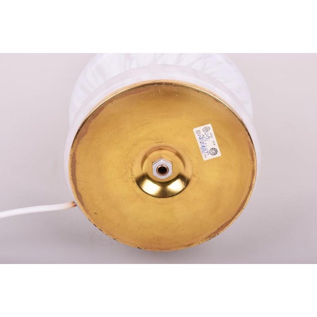 Mid-Century Czech Glass Table Lamp, 1960s For Sale - Image 4 of 6