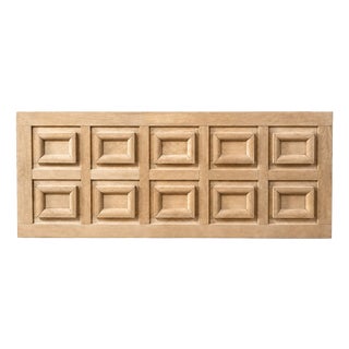 Headboard in Limed Wood, 1960s For Sale