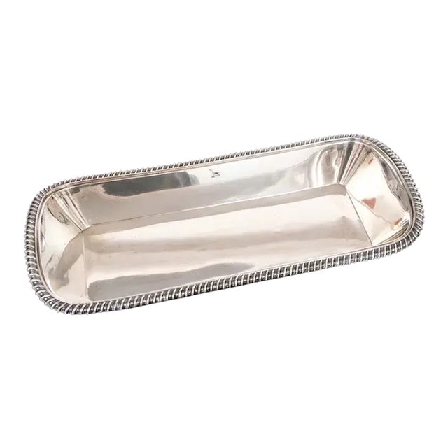 Antique 19th Century English Regency Old Sheffield Silver Knife Serving Bowl For Sale