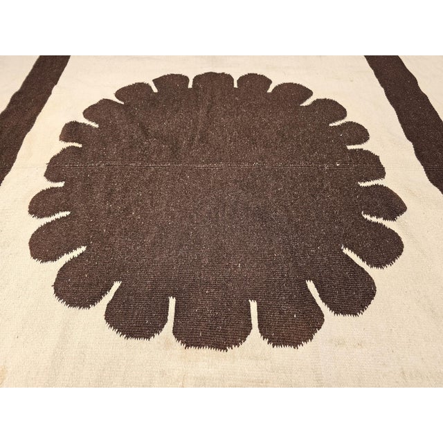 Textile Mid 20th Century Southwestern Kilim Rug For Sale - Image 7 of 12