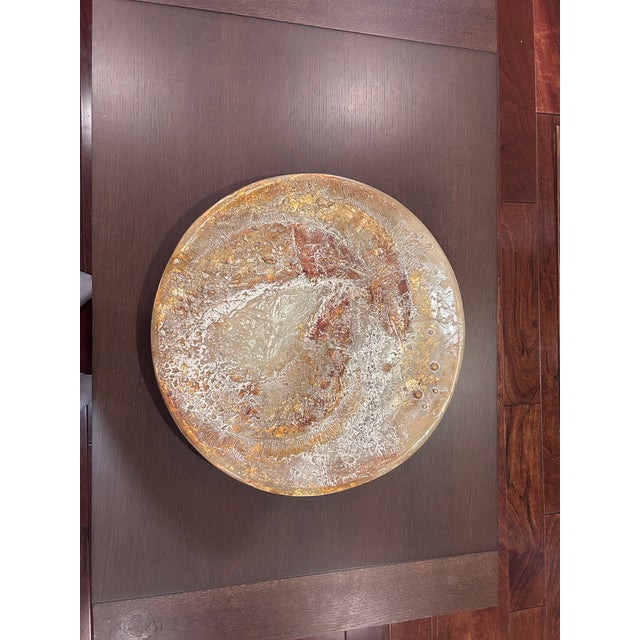 Decorative Chinoiserie Fish Platter / Wall Plate For Sale - Image 4 of 7