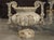 Plastic Pair of French Faux Limestone Jardiniere Theater Elements, 20th Century For Sale - Image 7 of 18