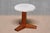 1950s Danish Modern Three Legged Stool in Teak and Lelièvre Bouclé, 1950s For Sale - Image 5 of 10