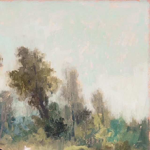 Tan 'Horses by the Eucalyptus' by Leonardo Remigante, 1973, Cuneo, Piedmont, Italian Impressionist, Equestrian For Sale - Image 8 of 10