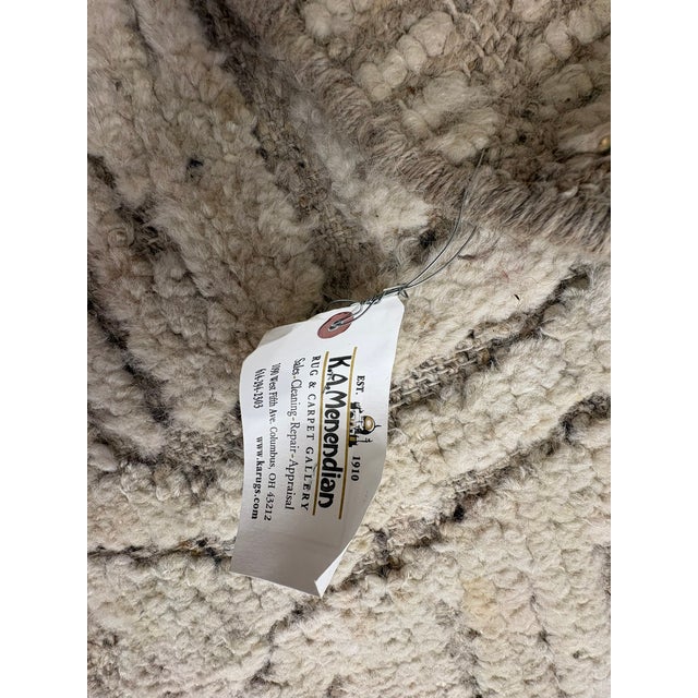 Contemporary Rh Halima Hand-Knotted Wool Rug — 12' × 15' Marled Ivory / Latte | Undyed Wool | High-Low Texture For Sale - Image 3 of 18
