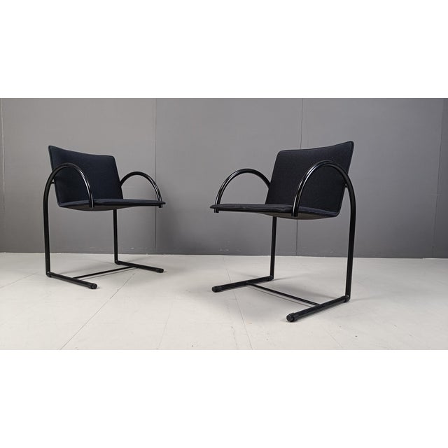 Vintage Cirkel Chairs attributed to Metaform, 1980s, Set of 6 For Sale - Image 9 of 12