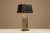 Georges Mathias Limited Edition Table Lamps with 23 Karat Gold-Gilded Panels by Georges Mathias, 1980s, Set of 2 For Sale - Image 4 of 18