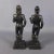 Matte Black Ceramic Riace Statues, 20th Century, Set of 2 For Sale - Image 3 of 11