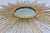 Hollywood Regency Vintage Sunburst Mirror, Gold Starburst For Sale - Image 3 of 6