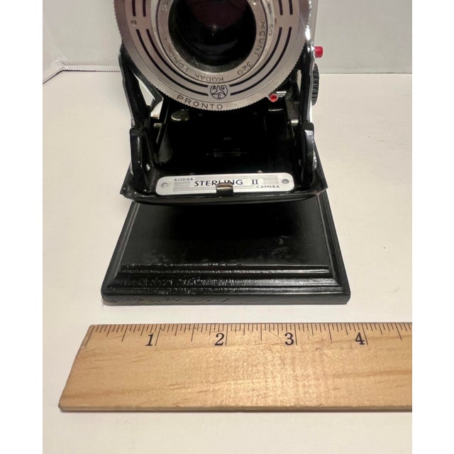 Pair of Original 1950s Mid-Century Vintage Kodak Sterling II Camera Bookends For Sale - Image 9 of 9