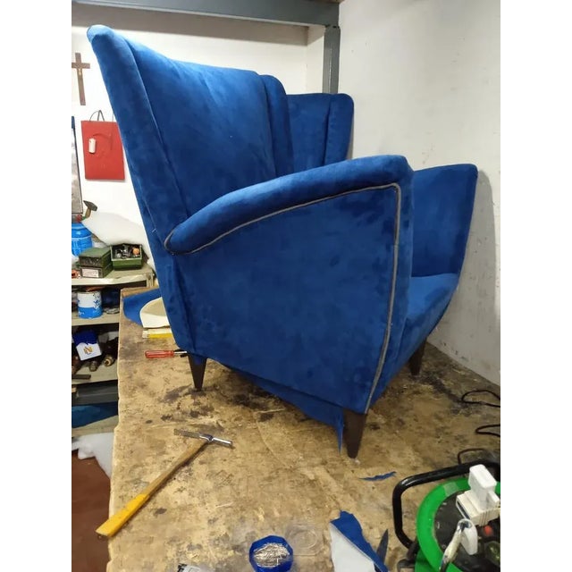 Mid-Century Modern Armchairs from Isa Bergamo, 1950s, Set of 2 For Sale - Image 3 of 9