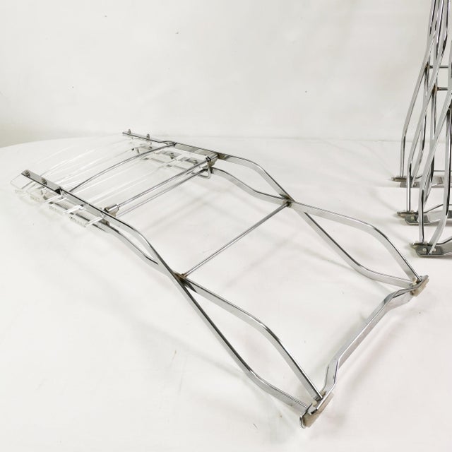 Vintage Folding Chairs from Maison & Jardin, 1970s, Set of 4 For Sale - Image 13 of 18