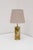 Forest Green Mid-Century Modern Italian Brass Table Lamp, 1970s For Sale - Image 8 of 16