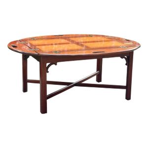 Vintage Chippendale Butlers Tray Coffee Table