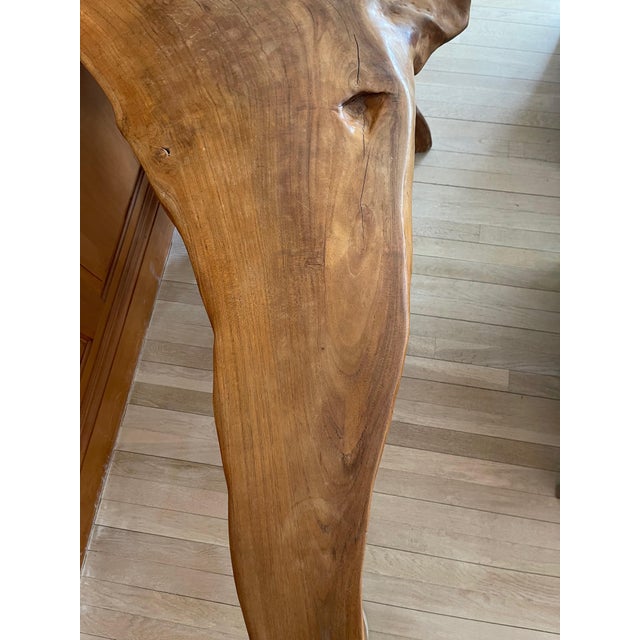 Neoclassical Early 20th Century California Redwood Sculptural Root Table For Sale - Image 3 of 18