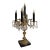 Victorian Tabletop Electric Five-Arm Candelabra Table Lamp For Sale