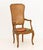 Set of Five Italian Provincial Style Cane-Paneled Walnut Dining Chairs For Sale - Image 13 of 15