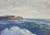 Mid 20th Century Large New England Seascape Oil Painting on Canvas Signed A. Shelton For Sale - Image 5 of 8