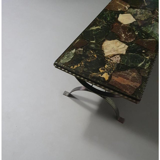 Resin and Marble Coffee Table, 1970s For Sale - Image 6 of 11