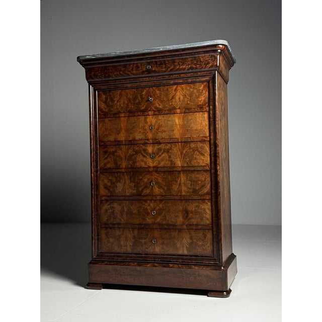 Louis Philippe Chiffonniere in Mahogany For Sale - Image 4 of 18