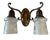 These are a fabulous pair of sconces that will add big charm to any room. A rare set of four botanical shades adorn the...