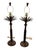 Metal Vintage Bronze Palm Tree Table Lamps - a Pair For Sale - Image 7 of 10
