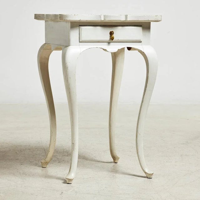 Baroque Antique Faience Tea Table, 18th Century For Sale - Image 3 of 7