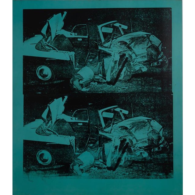 Andy Warhol (1928-1987) (after) Green Disaster Original color poster after the 1963 work On heavyweight paper, 69 × 100 cm...