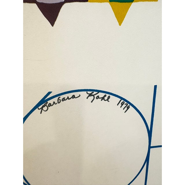 Blue 78 Washington d.c. Armory Vintage Poster Lithograph by Barbara Kohl Spiro Art For Sale - Image 8 of 13