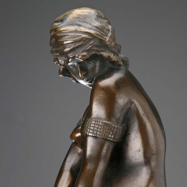 Slave Bronze Sculpture in the style of Giacomo Ginotti For Sale - Image 6 of 13