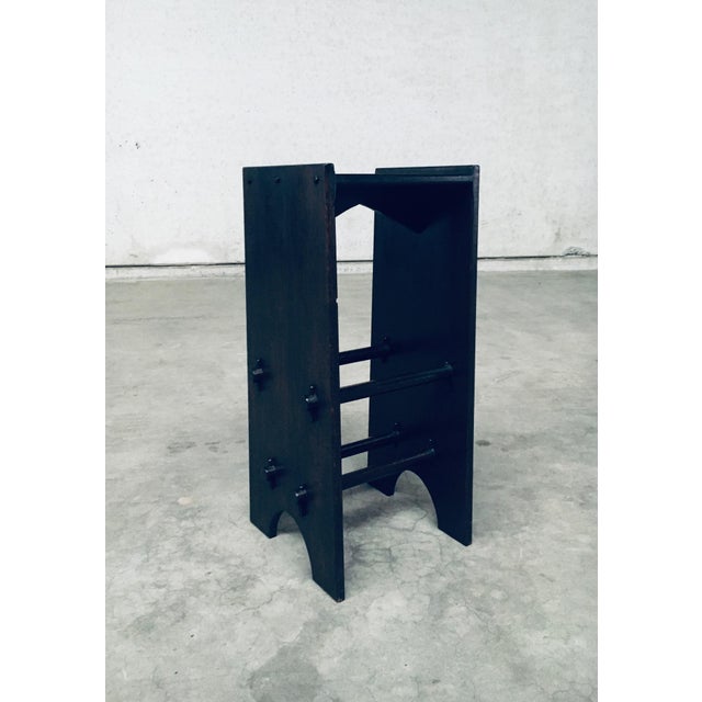 Arts and Crafts Handmade Bar Stools, France, 1920s, Set of 2 For Sale - Image 16 of 18