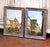 Capture the architectural beauty and everyday life of Normandy with this complementary pair of antique genre paintings...