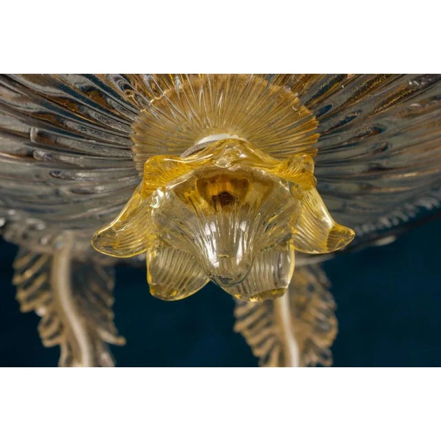 1970s Venetian Murano Glass Chandelier or Ceiling Light, 1970 For Sale - Image 5 of 12