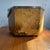 Wood 1970s Modernist Hexagonal Burl Olive Wood Chrome Handle Basket For Sale - Image 7 of 8