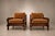 1960s Brazilian Modern Armchair in Imbuia Wood and Cognac Velvet, Brazil, 1960s For Sale - Image 5 of 18