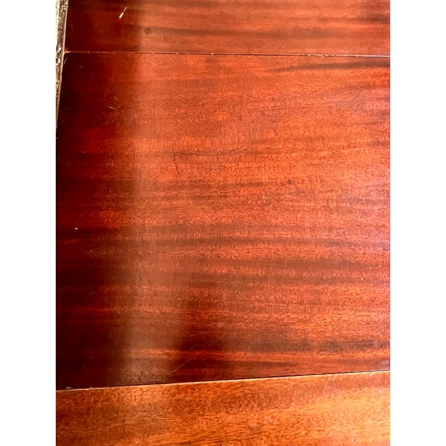 1940s Saginaw Furniture Shops "Expandomatic" Mahogany Desk-to-Dining Table For Sale - Image 17 of 18