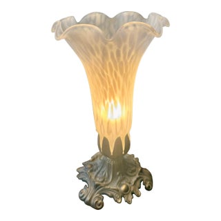 Meyda Art Nouveau Tiffany Pond Lily Accent Lamp For Sale