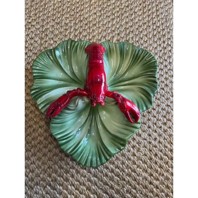 Majolica Lobster Platter For Sale - Image 4 of 6