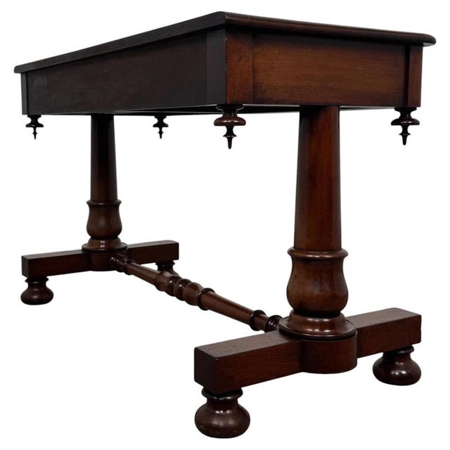 19th Century English Mahogany Side Table For Sale - Image 6 of 11
