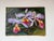 Mid-Century Modern 2000's Ashrami Tropical Orchids Oil on Canvas Painting – Signed, Unframed For Sale - Image 3 of 11