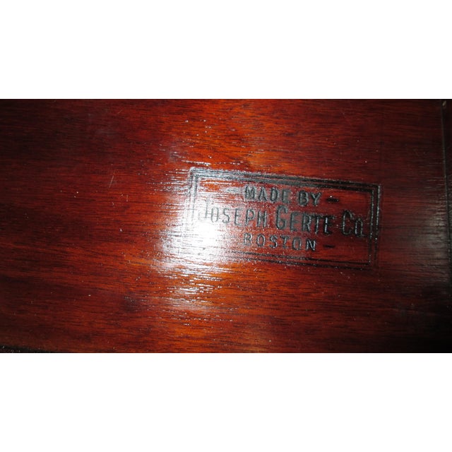 Traditional Mahogany Display Cabinet by Joseph Gerte of Boston For Sale - Image 3 of 12